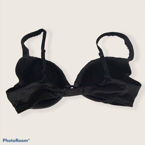Victoria's Secret 34C Black Perfect Shape Bra Underwire Support Extra Padding - Picture 2 of 6